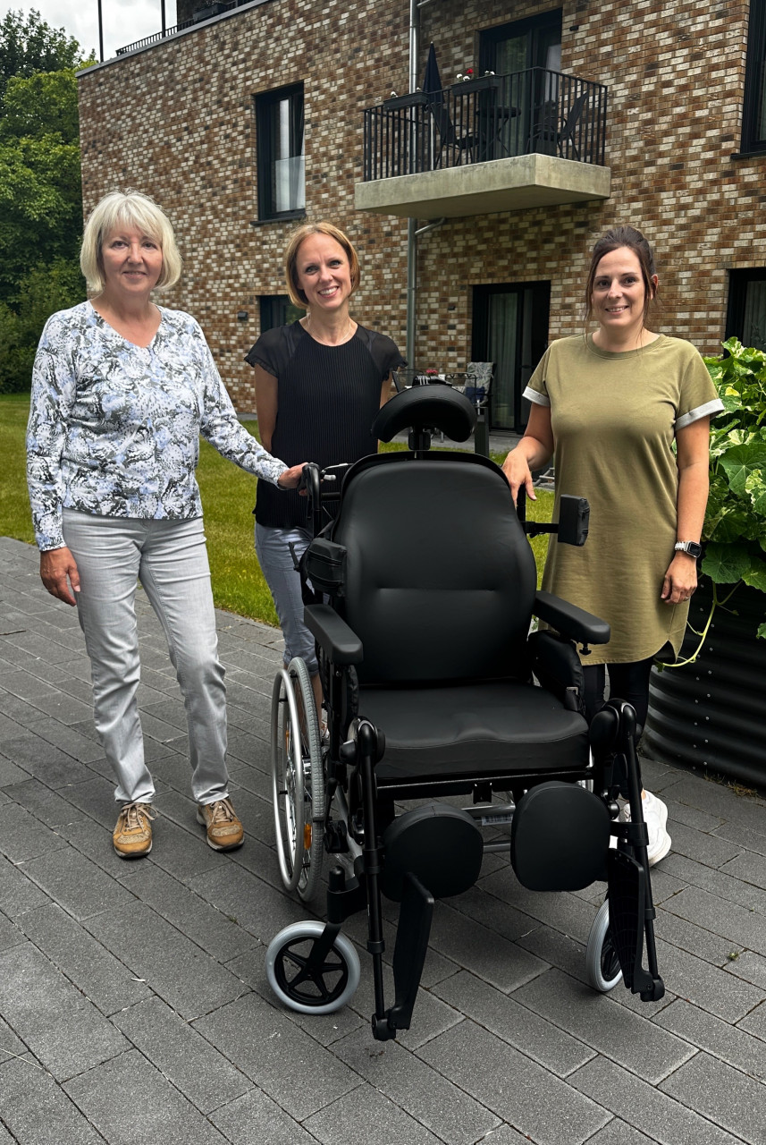 v.l.n.r. Karin Fernschild – Vorsitzende Hospizverein Nordhausen e.V., Silvia Gröll – Hospizverein Nordhausen e.V. und Christin Delert – Pflegedienstleitung Hospiz Am Stadtpark